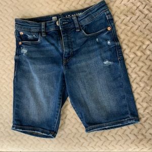 Kids Gap Distressed Bermuda Shorts